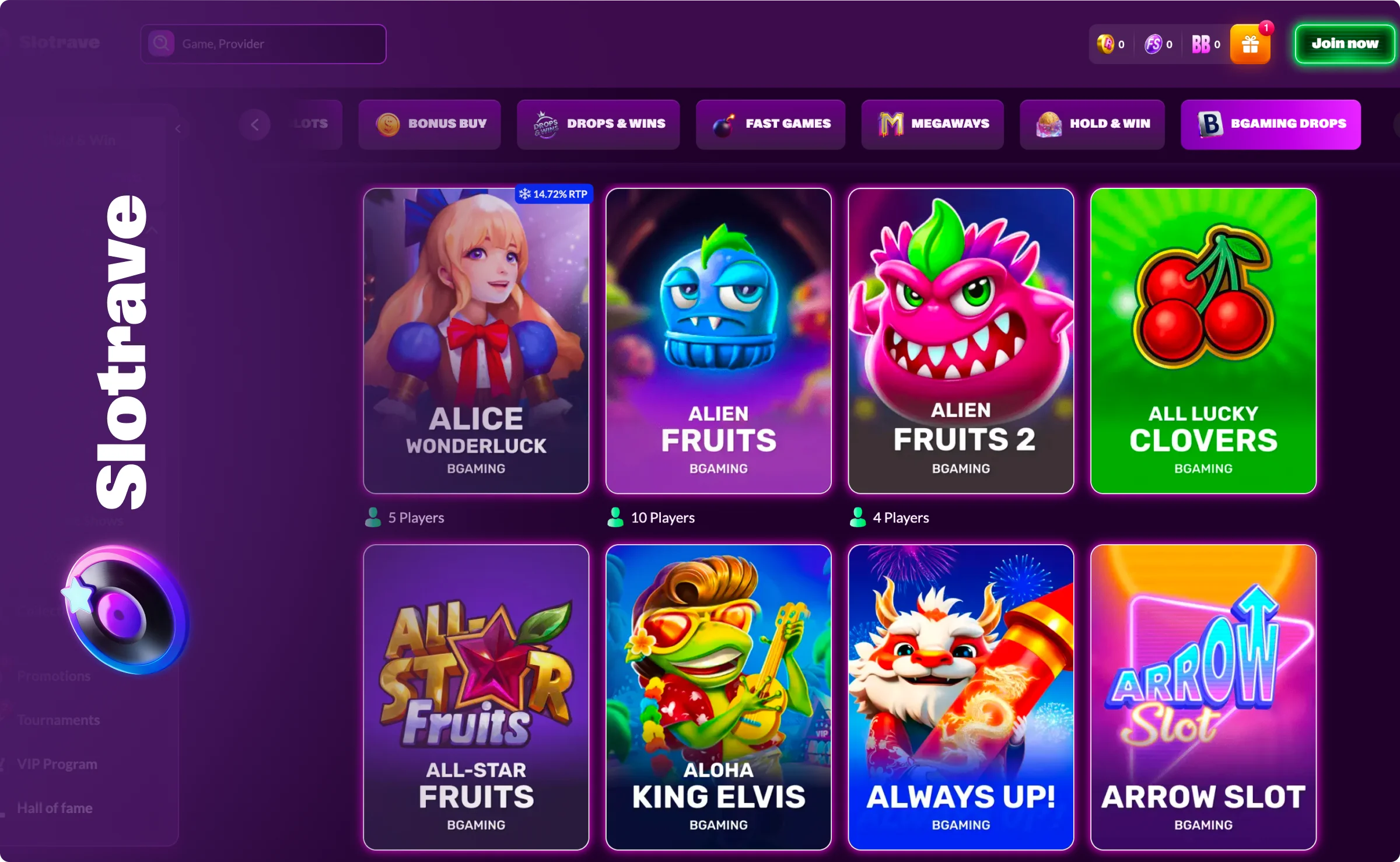 Slotrave Online Games