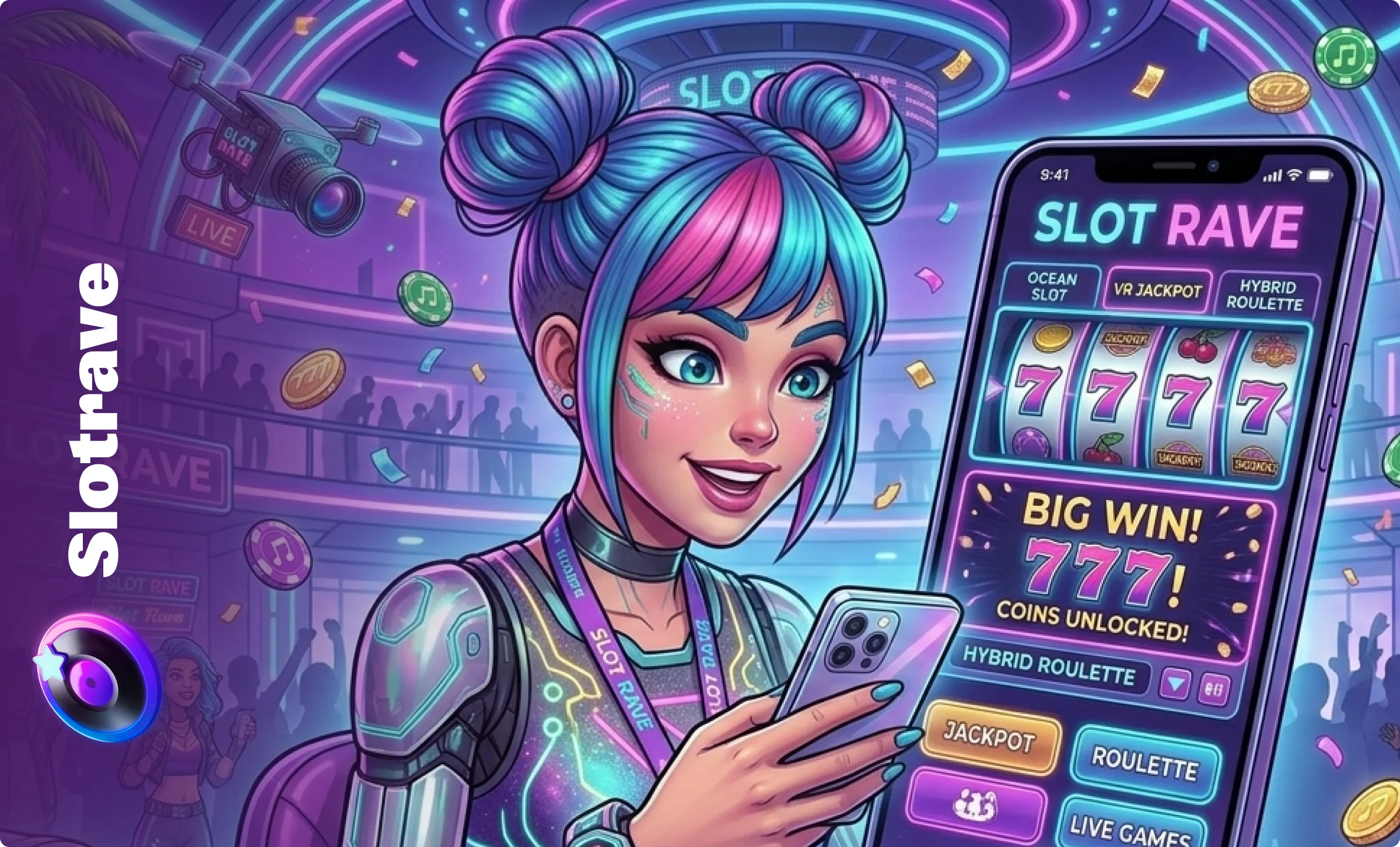 Slotrave Mobile App